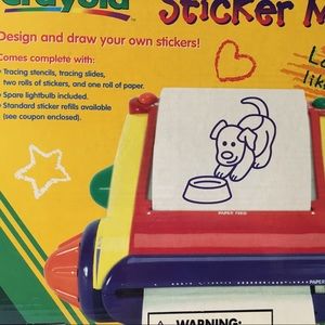 Crayola sticker maker